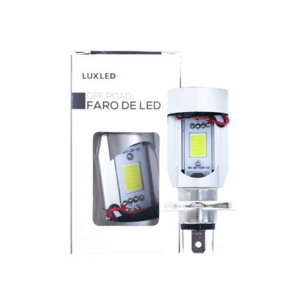 DJ-KD13892 LAMPARA H4 LED BLANCO, CON OJO DE ANGEL AZUL USO RECOMENDADO 12V 30 WATTS