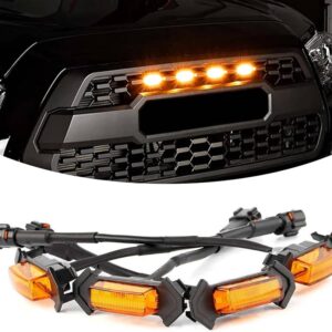 KIT X 4 LED PARRILLA AMBAR (PREMIUM)