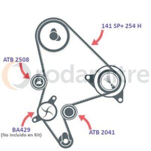 VKMA 03247 KIT DE DISTRIBUCION (DAYCO)