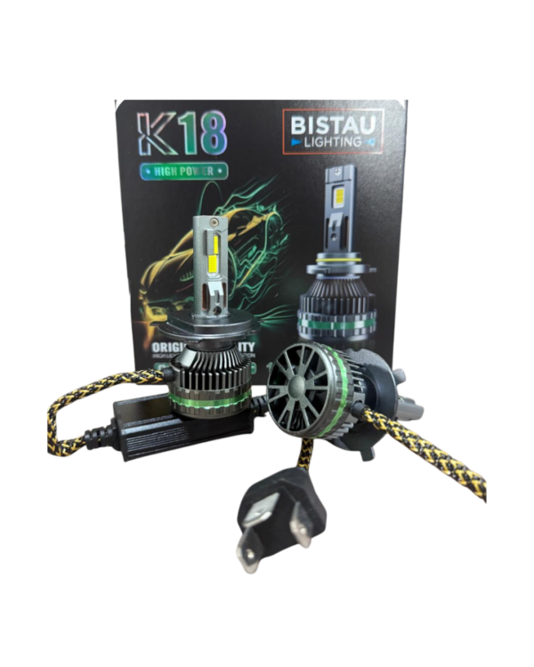 1435- CREE LED K18 H4 CANBUS PREMIUM – 22.000LM, 115W, 6.500K, 12/24V
