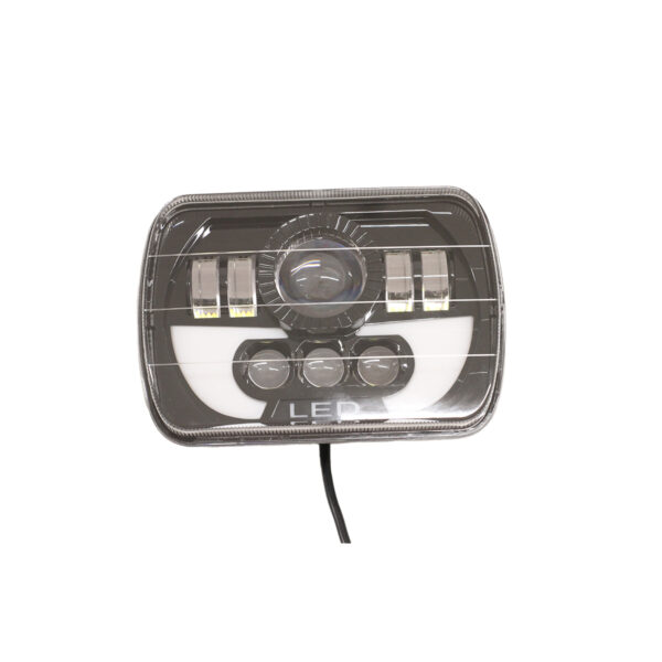 DJ5935RUAR OPTICA LED Y AMBAR CON FUNCION ALTA Y BAJA 9V-36V 140 WATTS MEDIDAS 7"