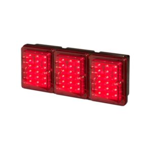 BAI1610ERRR FARO TRASERO 1610 ELECTRONICO UNIVERSAL CON LENTES ROJO