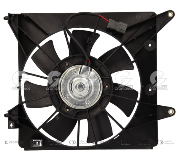 1363 ELECTROVENTILADOR HONDA FIT 03/09 CON AIRE ACONDICIONADO (GMV)
