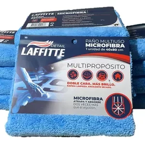 PA041-D PAÑO DE MICROFIBRA 40X80CM AZUL (LAFFITTE)
