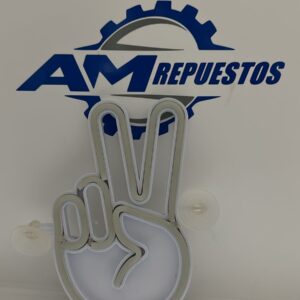 FORMA DE PARABRISAS LED 24V (SIMBOLO DE PAZ)