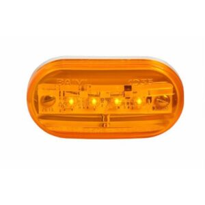 BAI1035EA FARO ELECTRONICO OVAL CHICO 4 LED 12V / 24V AMBAR 