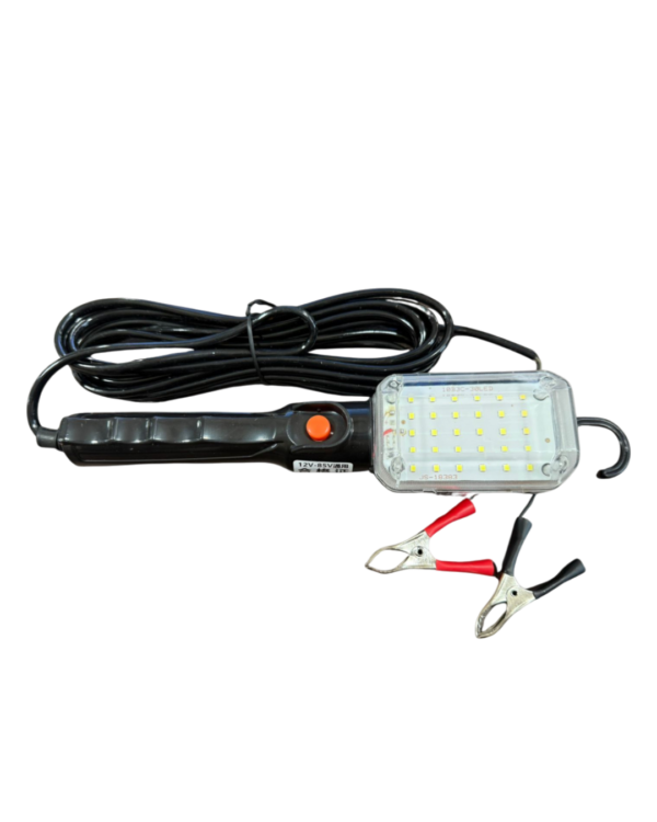 1498- PORTATIL 30 LEDS CABLE 5 MTRS 12/24V (PINZA COCODRILO)