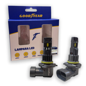 GY-CR_9005LA JUEGO LAMPARA CREE LED GOODYEAR PLUG AND PLAY, SIN CABLE, 9005 CON COOLER 28W