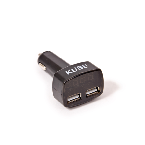 KBVOLUSBAZU VOLTIMETRO DIGITIAL + PUERTOS 2 USB INPUT:DC 9V-30V, 2USB OUTPUT: 5V 3100MA AZUL