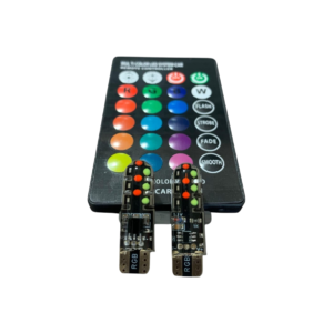 0887- LED T10 SILICONADA RGB CON CONTROL