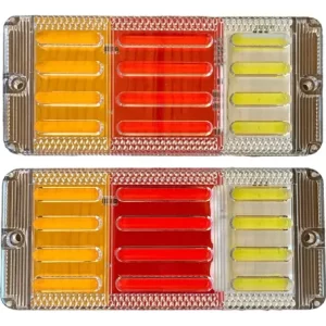 C16 JUEGO FARO TRAILER ACRILICO 16X7CM 12V