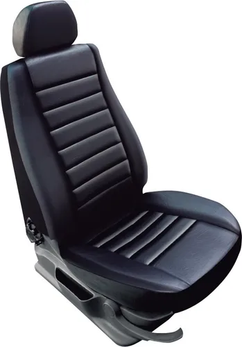 09/036/006 FUNDAS PARA ASIENTOS HILUX 16/22 D/CABINA ASIENTO TRASERO 1/3 2/3 C/APOYABRAZO CUERO NEGRO