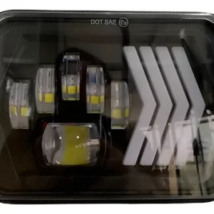 1045- FARO RECT. IZQUIERDO 6 LEDS 4 FLECHAS 38W- 12/24V