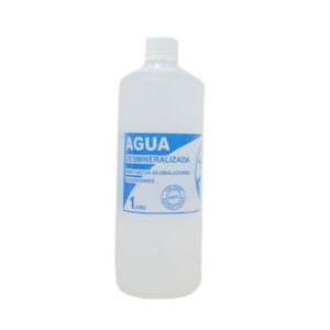 AGUA DESTILADA / DESMINERALIZADA 1L