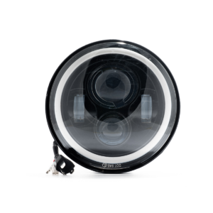 DJ6930BLA FARO DE LED REDONDO 7 USO IDEAL JEEP WRANGLER - RENEGADE / MOTO HARLEY DAVIDSON 